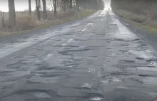 Czy to najgorsza droga w Polsce? Dziura na dziurze