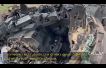 Rosyjskie czołgi zniszczone pod Charkowem
