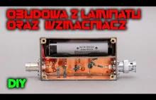 Wzmacniacz do miernika częstotliwości w obudowie z laminatu PCB - LabFun