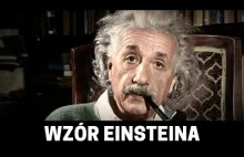Einstein objaśnia wzór E=mc²