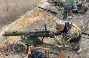 Karabin maszynowy sprzed 100 lat broni ukraińskich pozycji?