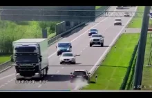 Kierowca BMW jechał pod prąd drogą ekspresową S17 w kierunku Lublina (22-05-12)
