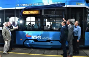 Już trzeci wrocławski tramwaj zyskał patrona.