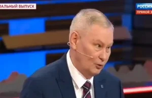 Moment szczerości w rosyjskiej telewizji, ciekawe za ile dni chłop umrze.