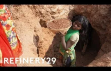 Dzieci tracące życie w nielegalnych kopalniach miki w Indiach.