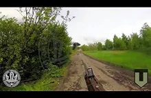 Zasadzka Ukraińców zakończona zniszczeniem czołgu