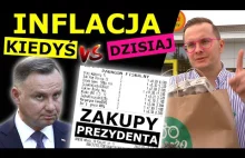 CENY PRZED INFLACJĄ A TERAZ - KOSZYK ANDRZEJA DUDY - ILE TERAZ KOSZTUJE?!