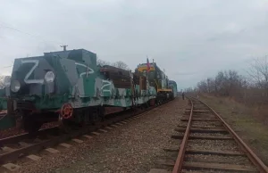 Partyzanci z Melitopola wysadzili rosyjski pociąg pancerny