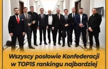 Ranking najbardziej wolnościowych posłów IX kadencji Sejmu RP.