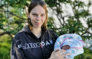 Uciekła przed piekłem wojny w Ukrainie, jej dziecko przyszło na świat w Łowiczu