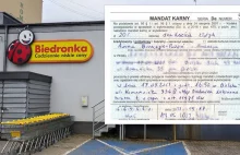 Ochrona z Biedronki wzywa policję do "kradzieży" siatki za 3,99 zł