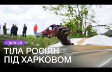 Sprzątanie rosyjskich okopów pod Charkowem