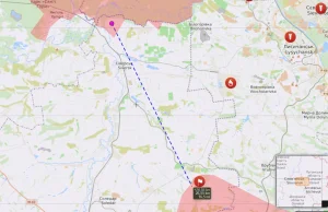 Rosjanie zdobyli teren w pobliżu wsi Wasylówka, rosyjskie wojska dzieli 26km!