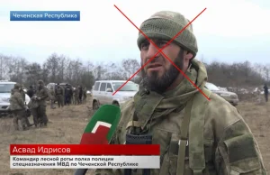 Siły Zbrojne Ukrainy wyeliminowały dowódcę oddziału Kadyrowcow Asvada Idrisova