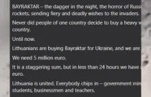 Litwa prowadzi zbiórkę na kupno drona "Bayraktar"