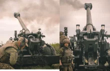 Ukraińcy pokazali zdjęcia. Haubice FH-70 kal. 155 mm na froncie