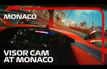 Visor Cam At Monaco With Charles Leclerc | 2022 Monaco Grand Prix