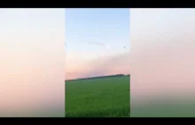 Ukraińskie Su-25 z powietrza witają najeźdźców