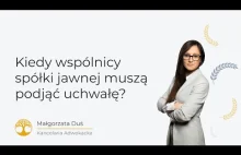 Kiedy wspólnicy spółki jawnej muszą podjąć uchwałę?