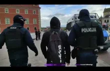 Streamer zatrzymany za palenie CBG na Marszu Wyzwolenia Konopi