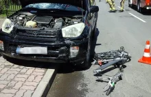 Dramatyczny wypadek w Krasnymstawie. Kierująca potrąciła rowerzystkę z...