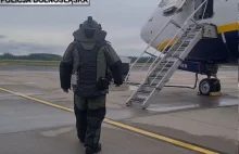 Alarm bombowy na wrocławskim lotnisku. Saperzy na pokładzie Boeinga!