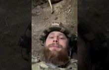 Ukrainian Soldier almost gets killed by a Russian missile