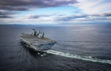 Brytyjski lotniskowiec HMS Prince of Wales płynie na Bałtyk na wielkie manewry
