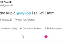 Rafał Zaorski chce kupić wykop.pl