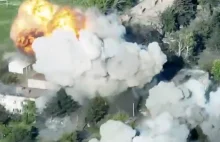 Olbrzymie bomby zmiotły ukraińskie miasto w 8 sekund. Przerażająca broń Rosjan