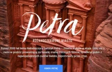 Petra – miasto wykute w skale.