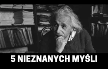 5 ważnych i nieznanych myśli Alberta Einsteina