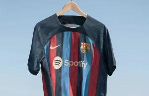 FC Barcelona przedstawia nowe koszulki piłkarskie nawiązujące do Igrzysk...