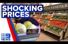 Inflacja w Australii: sałata lodowa 12$/szt., borówki 156$/kg, truskawki 60$/kg
