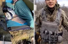 Ochotnik spod Doniecka pokazał warunki w jakich śpią żołnierze ukraińscy