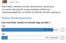 Usunięcia moderatora 8s6l za działanie na szkode portalu wykop.pl