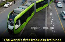 W Chinach uruchomiono tramwaj, który nie potrzebuje torowiska!