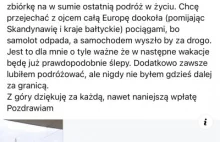 Ostatnia podróż ślepnącego chłopaka