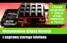 Niesamowicie dziwna historia z naprawą starego telefonu Narcyz 270 Telkom RWT