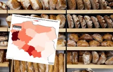 Chleb najdroższy przy niemieckiej granicy. Mapa cen żywności w Polsce