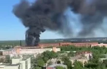 Płonie zakład optyczno-mechaniczny w Zagorsku w Rosji