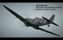 Spitfire RC - Myśliwiec w wiosennej scenerii / Fighter in spring scenery