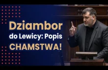 Dziambor do posłanki Lewicy - Ostra reakcja na obrażanie dzieci innego posła