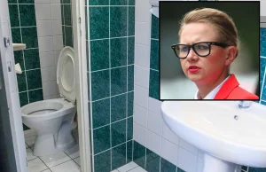 Dziennikarka TVN weszła do toalety i przeżyła szok. Zaczęła nagrywać deski...