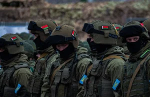 Białoruska brygada rozlokowana na granicy z Ukrainą. Wcześniej tłumiła...
