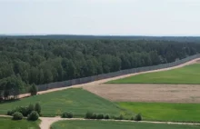 Pierwsze odcinki muru na granicy polsko-białoruskiej