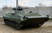 Rosyjski unowocześniony BWP-1 na wojnie ukraińskiej