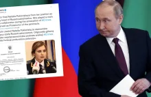 Putin zwolnił "anioła z Krymu". Wojnę nazwała "katastrofą" i "szaleństwem"