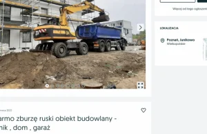 Firma z Poznania za darmo zburzy każdy "ruski obiekt budowlany"