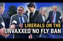 Agresja, ucieczka: kanadyjscy politycy o zakazie latania dla niezaszczepionych